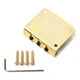 thumbnail image 3 of Yuarrent Puente de guitarra eléctrica, sillín rígido fijo, puente a prueba de herrumbre, pieza trasera, piezas de repuesto, instrumentos musicales, Accesorios para instrumentos musicales, 3 of 6