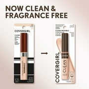 (2 pack) COVERGIRL Clean Invisible Liquid Concealer, 130 Classic Beige, 0.23 fl oz