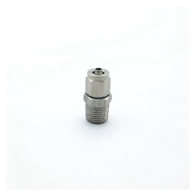 1/8" 1/4" 3/8" 1/2" BSPT Male Thread To 4-16mm Quick Tube Pipe Fitting Union Connector Fit PU PTFE Tube,304 Stainless Steel ,Easy to Install