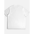 thumbnail image 4 of Modelo Men's Premium Cotton T-Shirt - Casual Crew Neck, Short Sleeve with Unique Print Design, Breathable & Machine Washable - WhiteFather's Day, Mother's Day, New Year, Spring Festival, Valentine's, 4 of 7