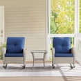 thumbnail image 2 of POCASSY 2 - Person Rocking Chairs and Side Table Seating Group with Cushion, 2 of 5