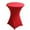 Rose Red 1, variant on Cozeii Fitted Spandex Round Tablecloth, Spandex Table Cover, Stretch Cocktail Table Cover for for Party, DJ, Bar, Wedding, Birthday, Banquet, 23.62x43.3 Inch, Dark Gray