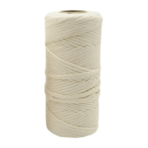 Cordón De Macramé Cuerda De Macramé 100% Natural Cordón De Retorcido De Múltiples Para Colgar En La Pared, Manualidades, Tejido De Punto 3mm Soledad Manualidades de bricolaje con cordón de macramé