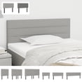 thumbnail image 3 of vidaXL Headboards 2 pcs Light Gray 31.5"x2"x30.7"/34.6" Fabric, 3 of 73