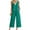 Green, variant on Scyoekwg Two Piece Outfits for Women Sleeveless Round Neck Crochet Lace Trim Tops Wide Leg Pants Solid Color Trendy Cotton Linen Casual Sweatsuits Sets Loose Outfits (Army Green,M)
