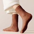thumbnail image 4 of Besolor Womens Fuzzy Socks Cozy Thick Warm Winter Plush Slipper Socks Soft Home Sleeping Socks Christmas, 4 of 6