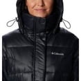 thumbnail image 2 of Columbia Women's Peak to Park II Insulated Hooded Jacket ( Black Gunmetal , S ), 2 of 7