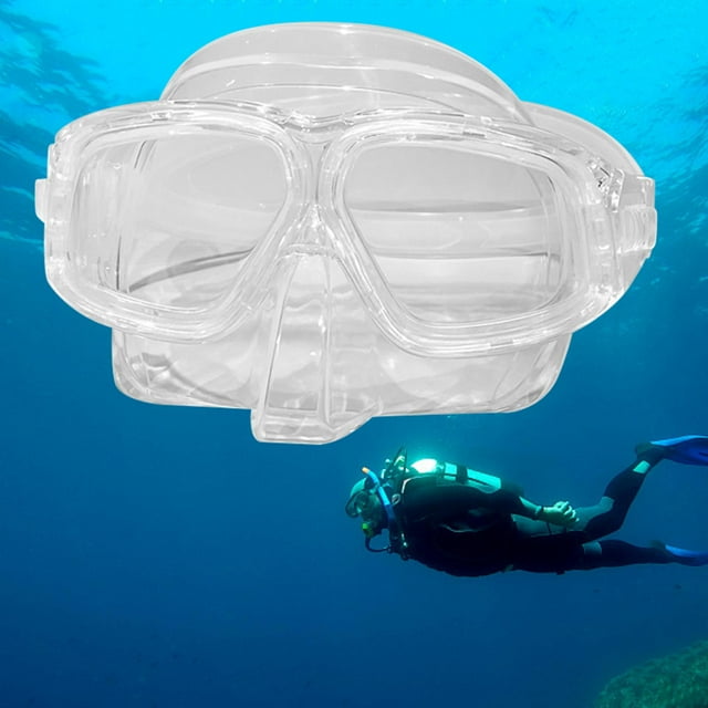 Underwater Scuba Diving Panoramic View Fog Goggles Lens Clear