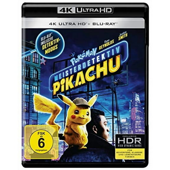 Pokémon Meisterdetektiv Pikachu (4K Ultra-HD   Blu-ray) (4K Ultra HD) Ken Watanabe Bill Nighy