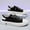 Black, variant on 2026 NewMen'S Low-Top Slip-On Sneakers -Breathable Fabric & Faux Upper, Casual Streetwear with Thick Cushioned PVC Sole, Non-Slip Comfort for Outdoor, Hiking & Daily Wear, Hiking Footwear, Stylish