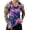 Purple, variant on Tank Top Men Men's 3D Digital Printed Mesh Casual Loose Fit Breathable Tank Top Black XXS