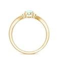 thumbnail image 3 of Oval Ethiopian Opal Solitaire Ring with Diamond for Women - 0.9 Ct - AAA Grade, 10K Yellow Gold, US 7.50, 3 of 10