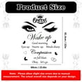 thumbnail image 5 of Inspirational Quotes Wall Decals Vinly Beauty Eyes Eyelash Wall Sticker Motivational Phrase Wall Decal Removable Positive Lettering Saying Sticker for Women Girls Bedroom Living Room Bathroom Decor, 5 of 7