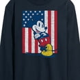 thumbnail image 3 of Disney - Americana - Mickey Vertical American Flag - Men's Long Sleeve T-Shirt, 3 of 5
