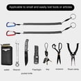 thumbnail image 3 of NIBOLOG Anti-lost Rope Retractable with Keyring Carabiner Theftproof Coiled Spring Fishing Pliers Anti-lost Safety Lanyard Outdoor Accessories, 3 of 8