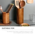 thumbnail image 2 of Estante para cubiertos de cocina, mango de madera, soporte para cucharas, gancho de acero inoxidable, electrodomésticos, cucharón de sopa, artículos de decoración para, 2 of 6