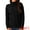 Black, variant on DARING DIVA Turtleneck Sweater Long Sleeve Knitted Pullover Basic S Deep Blue