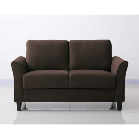LifeStyle Solutions New Haven Loveseat in Coffee