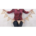 thumbnail image 1 of Inkdotpot Kraft?Team Bride?Pre Strung Pennant Bunting Wedding Banner Wedding Bunting Wedding Engagement Sign Photo Prop, 1 of 8