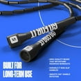 thumbnail image 4 of Sportbit Beaded Jump Rope - Tangle-free Adjustable Jump Ropes for Fitness - Lightweight Skipping Rope for Women, Men - Speed Jump Rope for Workout, Athletics, Crossfit, Women Exercise, 4 of 6
