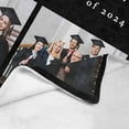 thumbnail image 3 of AISENIN Personalized Throw Blanket with Photos Text Customized Graduation Blanket Custom Throw Blankets with 5 Pictures, 3 of 5