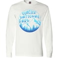 thumbnail image 3 of Inktastic Glacier National Park Montana Blue Mountains Long Sleeve T-Shirt, 3 of 5