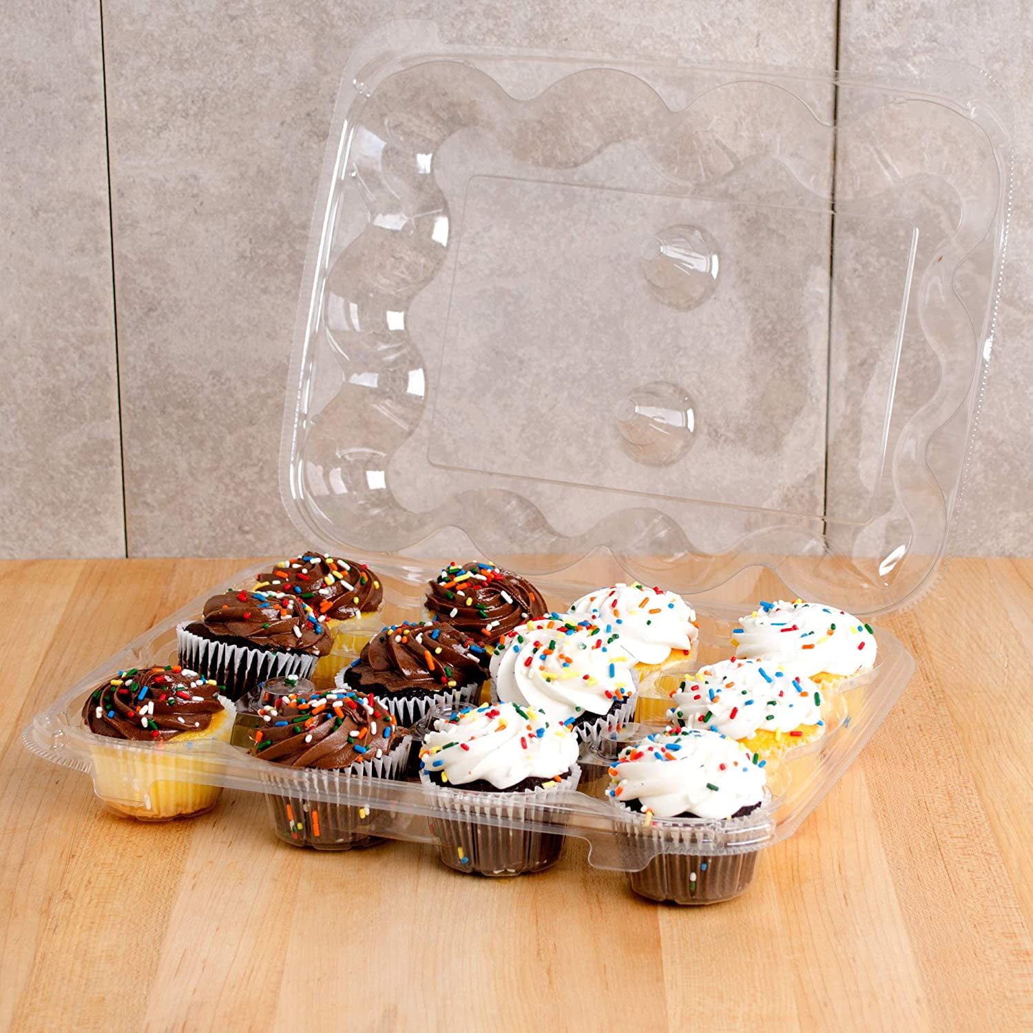 mini cupcake carrier disposable