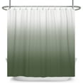thumbnail image 5 of Lfeey Sage Green Ombre Shower Curtain with 12 Hooks, Bathroom Waterproof Washable Fabric, 72x72 inches, 5 of 5