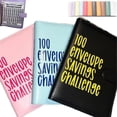 thumbnail image 1 of HAHDAXIA 100 Envelope Savings Challenge Binder, Easy and Fun Way to Save $5,050, Savings Book with Cash Envelopes, for Budgeting Planner & Saving Money (White Font,White), 1 of 6