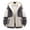 Khaki, variant on Lyrehush Mens Snow Coats Color Block Fleece Hoodie Full-Zip Winter Wear Soft Warm Jackets