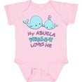 thumbnail image 3 of Inktastic My Abuela Whale-y Loves Me Boys or Girls Baby Bodysuit, 3 of 5