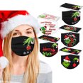 thumbnail image 1 of 50 máscaras faciales desechables Sailing mascarilla facial transpirable 3 capas Navidad con patrón fantasma, 1 of 5