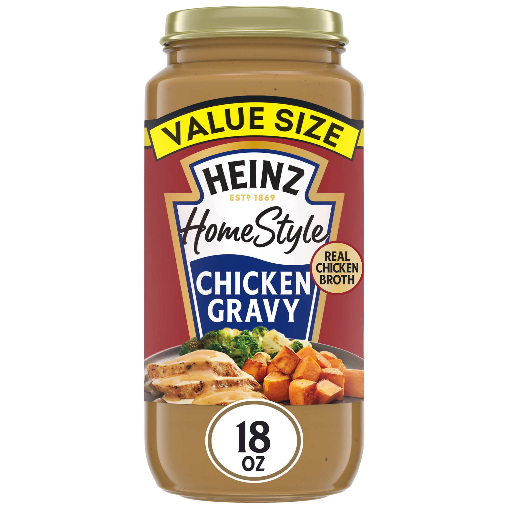Heinz HomeStyle Chicken Gravy Value Size, 18 oz Jar
