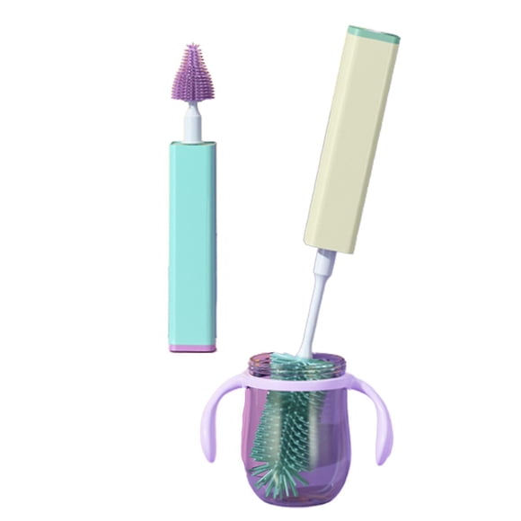 Silicone Electric Baby Bottle Brush Electric Cleaning Brush For Beer Growler Vacuum Mug Cleaning