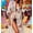 Beige, variant on Bathing Suit Cover Up for Women Beach Kimono Tie Front Ladies Summer Cardigan Vacation