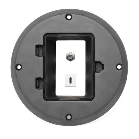 RiteAV Coax USBC Floor Box [Black]