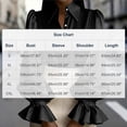 thumbnail image 3 of Womens Satin Blouses Lapel Collar Button Down Long Lantern Sleeve Silk Shirt Slim Fit Dressy Tops Business Work Shirts, 3 of 8