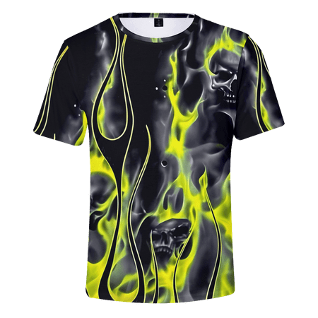 

MLFU Unisex Graphic Short Sleeve Tee Summer Shirt & Top For Women Men