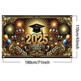 thumbnail image 3 of Danhjin Polyester Background Congrats Grad Backd Grad Backd Graduation Decorations Backd Backdrop, 3 of 6