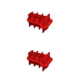 thumbnail image 3 of Inteprter Moldes para cubitos de hielo, divertidos cubos de café helado, molde para beber para regalos de fiesta Rojo 2piezas, 3 of 6