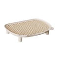 thumbnail image 4 of S SERENABLE Tapis Rampe Pédale pour Litière pour Animaux Multifonction Réutilisable Portable Lavable Garde en Ordre Plateau Attrape-Litière pour Chaton pour Chats d'Intérieur Blanc, 4 of 7
