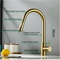 thumbnail image 4 of Pull Out Sensor Kitchen Faucet Brushed Gold Sensitive Touch Control Faucet Mixer for Kitchen Touch Sensor Kitchen Mixer Tap, 4 of 7