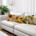 thumbnail image 3 of Sunflower Retro Long Body Pillow Cover 20x60 Inch, Farmhouse Vintage Botanical Floral Decorative Pillowcase with Zipper, Microfiber Pillow Protector, Soft Breathable Long Pillowcases for Women, 3 of 9