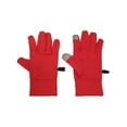 thumbnail image 1 of Conductive Patch Touch Screen Spandex Gloves, Red, 1 of 2