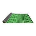 thumbnail image 2 of Ahgly Company Indoor Round Abstract Emerald Green Modern Area Rugs, 3' Round, 2 of 4