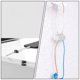 thumbnail image 4 of 60 unids clips de cable de adhesivo premium clips de alambre para sujetadores de cable de cable, 4 of 6