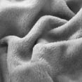 thumbnail image 3 of Chic Home Javia 1-Piece Solid Color Fleece Blanket, Full/Queen, Grey, 3 of 3