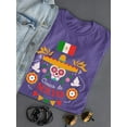 thumbnail image 3 of Cinco De Mayo Cute Calavera Shaped T-Shirt Women -Image by Shutterstock, Female XX-Large, 3 of 4