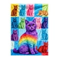 thumbnail image 2 of Cute Cat Blanket Super Soft Flannel Throw Blanket Bedding Cats Gifts for Cat Lover Woman Kids Adults 50"x60", 2 of 8
