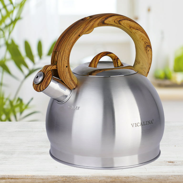 gas stove top kettle Whistling Tea Pot Water Kettle: Stainless Steel Teapot